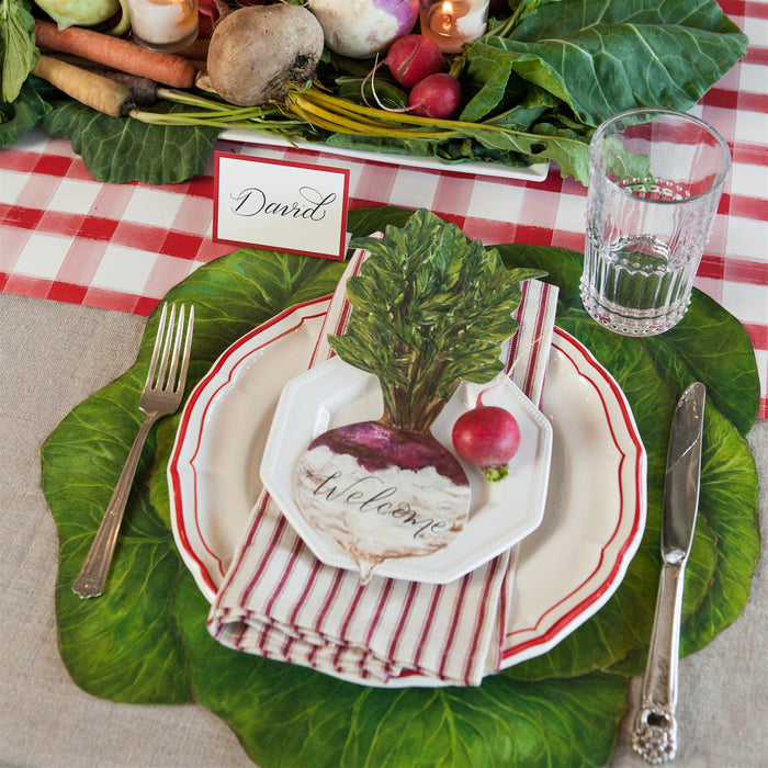 Die Cut Cabbage Placemat