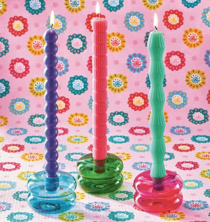 Eclectic Fun Taper Candle