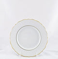 Empire White and Gold Salad Plate