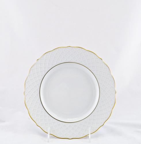 Empire White and Gold Salad Plate