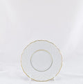 Empire White and Gold Saucer