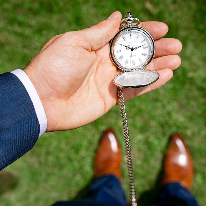 Engraved Pocket Watch - To My Dad - From Son - So Much Of Me Is Made From What I Learned From You - Gwa18003
