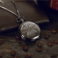 Engraved Pocket Watch - To My Grandson - Wherever Your Journey In Life May Take You - Gwa22002