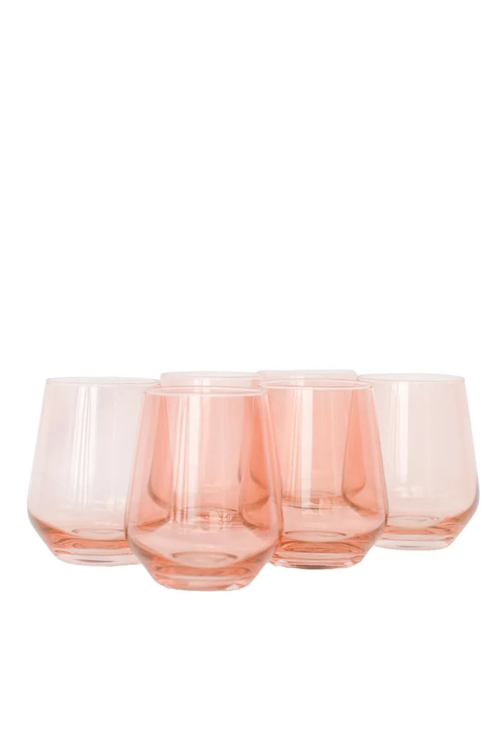 Estelle Stemless Wine - Bundle - Blush Pink