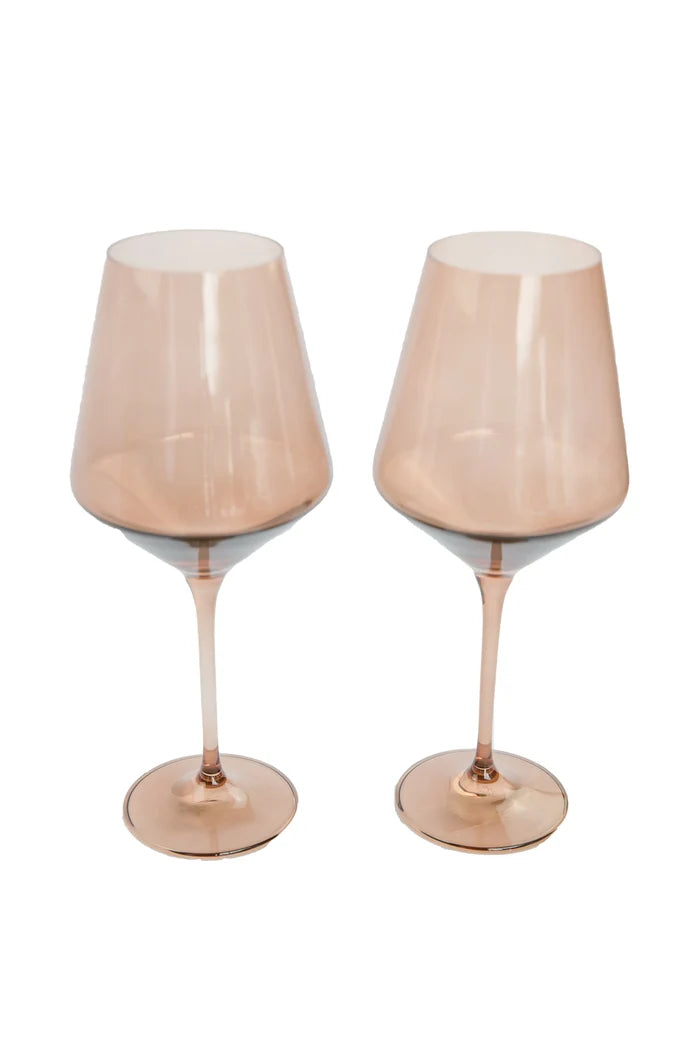 Estelle Wine Stemware - Bundle - Amber Smoke