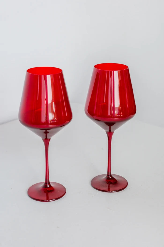 Estelle Wine Stemware - Bundle - Red