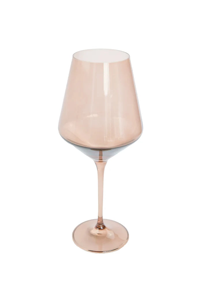 Estelle Wine Stemware - Single - Amber Smoke