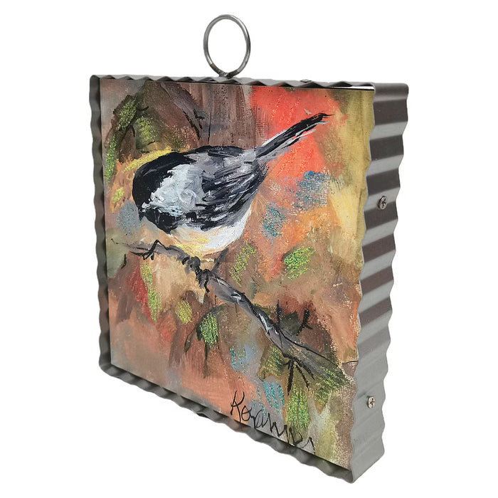 Fall Chickadee Mini Art