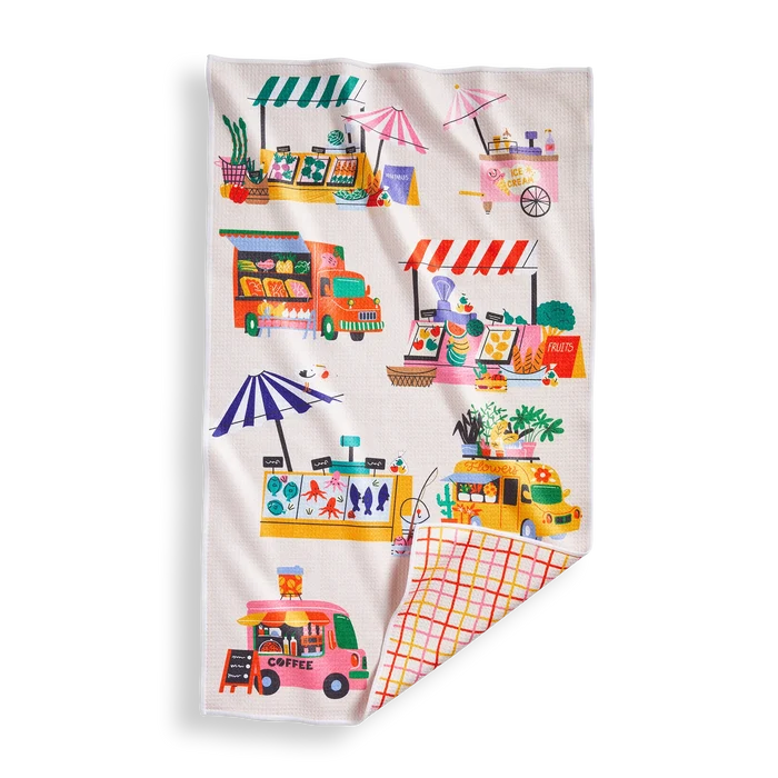 Farmer's Market Dishtowel