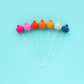 Felt Pumpkin Drink Stirrers - Halloween Cocktail Stirrer Set
