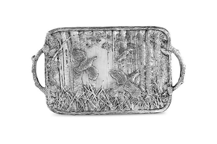 FOREST Quail Tray with Twig Handles
