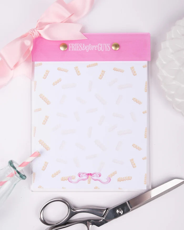 Fries Before Guys Small Notepad