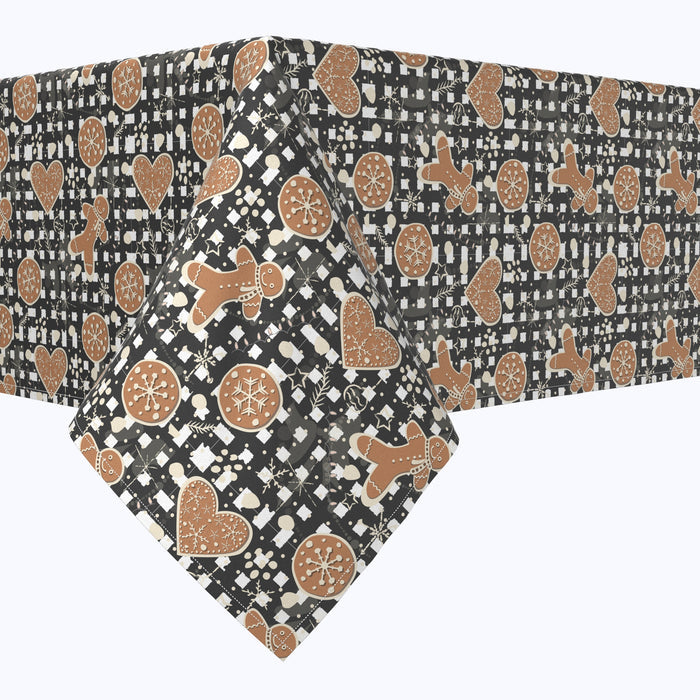 Gingerbread Plaid Squares