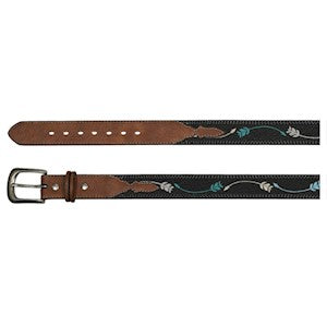GIRLS BELT WITH ARROW EMBROIDERY by Catchfly