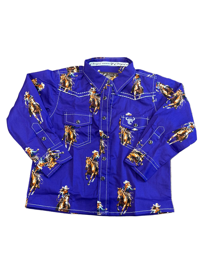 Girl's "Vintage Cowgirl" Western Shirt BY COWGIRL HARDWARE