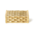 Gold Bamboo Box with Velvet Lining