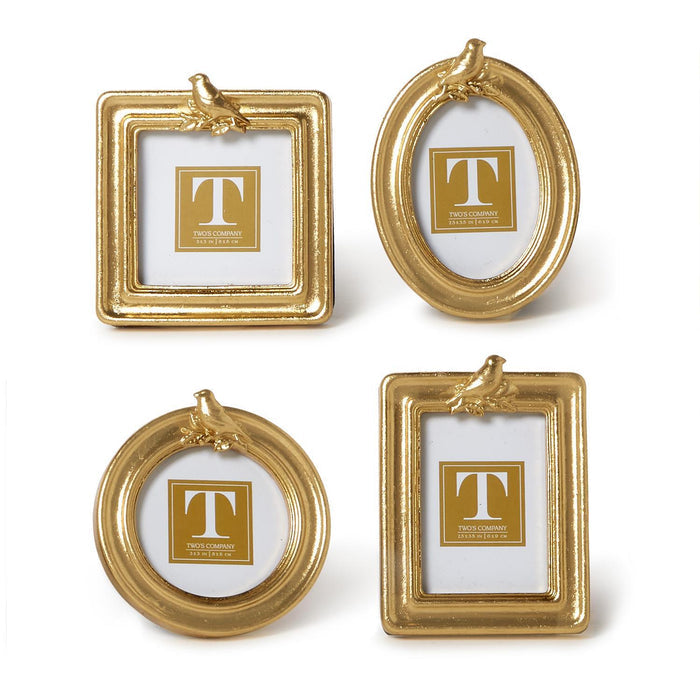 Gold Bird Photo Frame