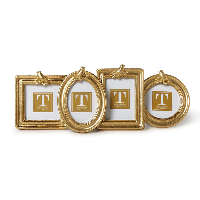 Gold Bird Photo Frame