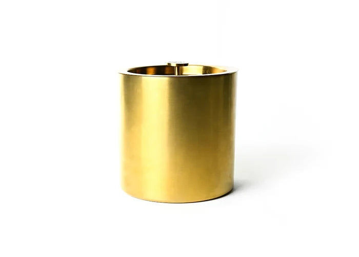 Gold Happy Everything! Mini Ice Bucket with Disk Knob