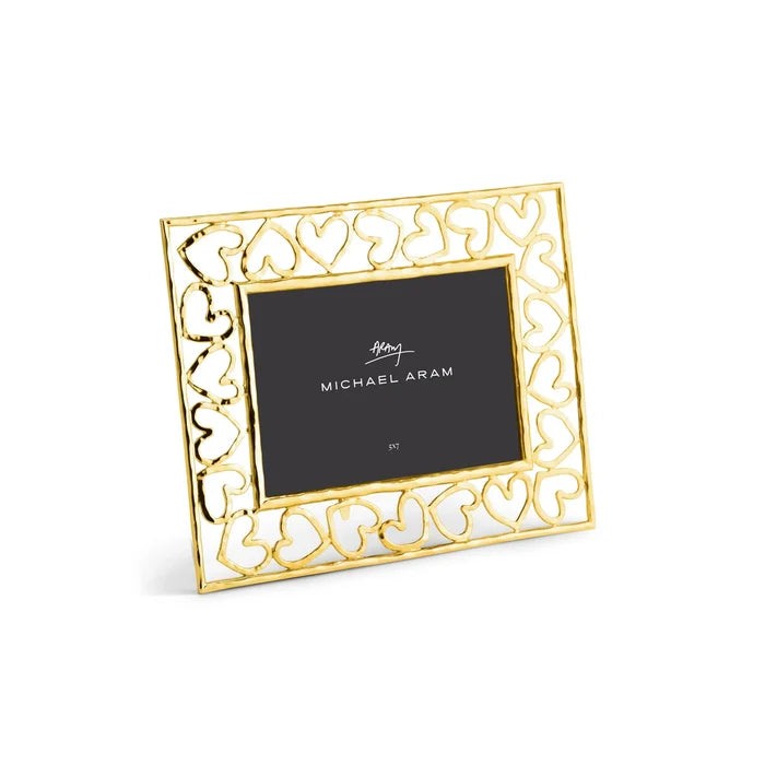 Gold Heart Frame 5x7