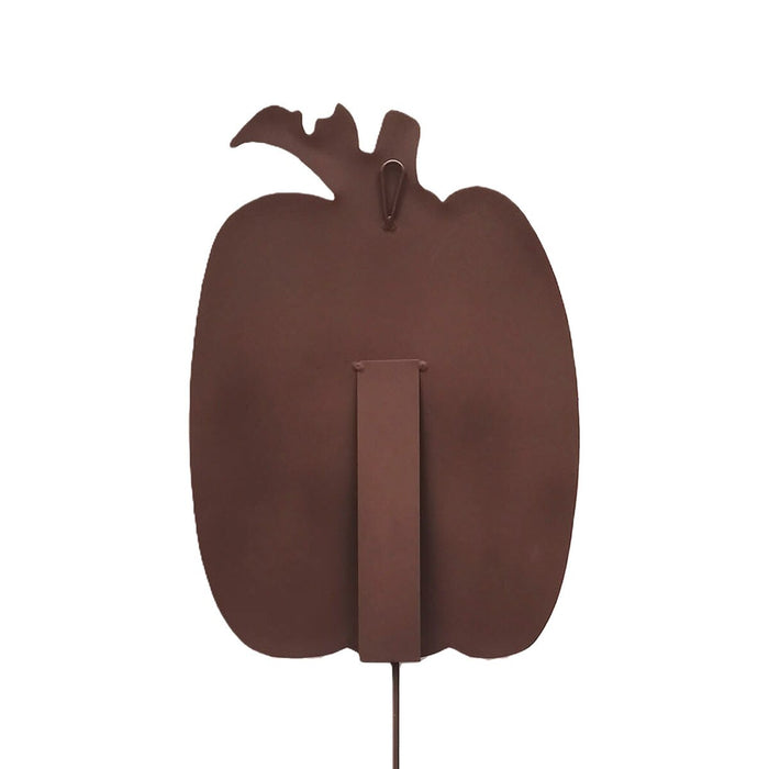 Gold & Hot Pink Pumpkin Stake