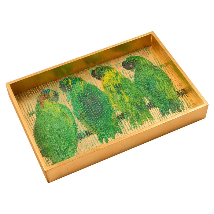 Gold Leaf Vanity Tray