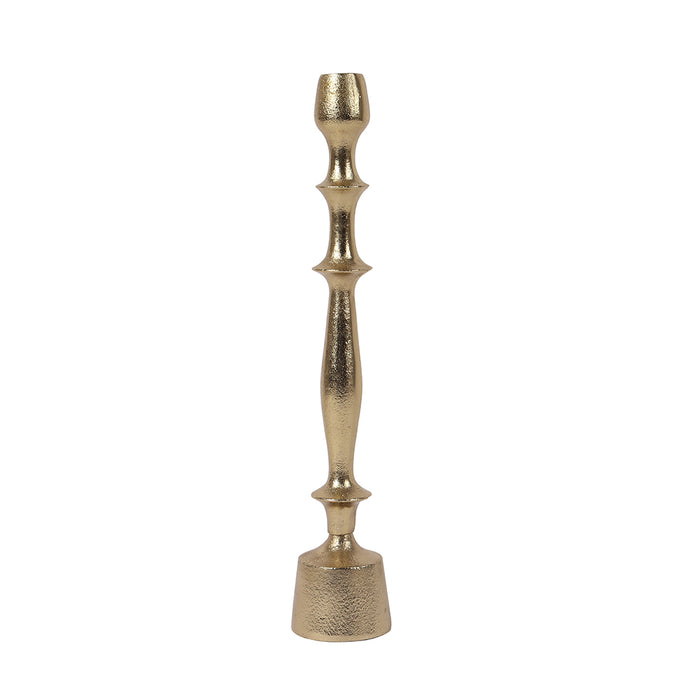 Gold Taper 16" Candle Holder