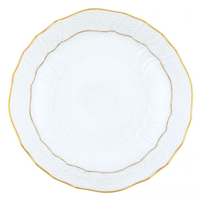 Golden Edge - Scalloped Dinner Bowl