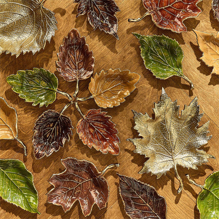 Golden Leaf Tray/Bowl