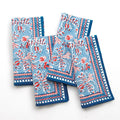 Grecian Palm Red, White, & Blue Napkins | Set of 4