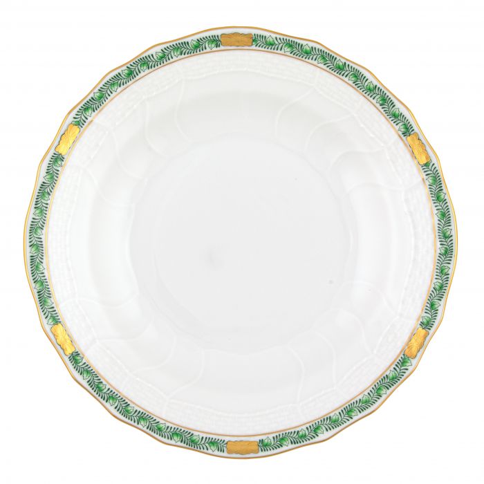 Green Chinese Bouquet Garland - Dessert Plate