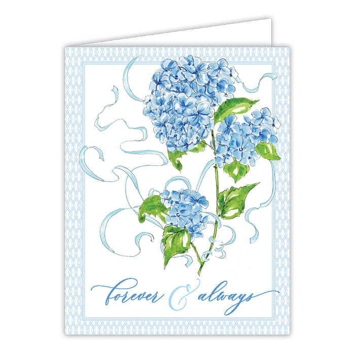 Handpainted Anniversary Greeting Card