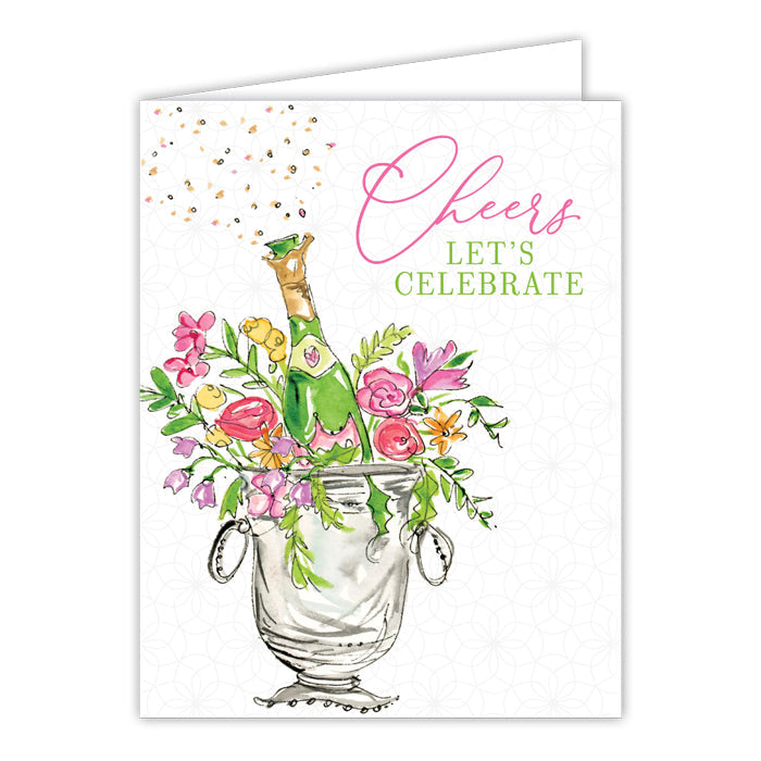 Handpainted Congratulations Greeting Card