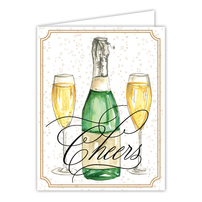 Handpainted Congratulations Greeting Card