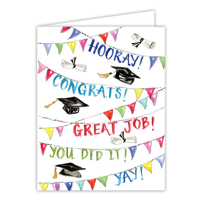 Handpainted Graduation Greeting Card