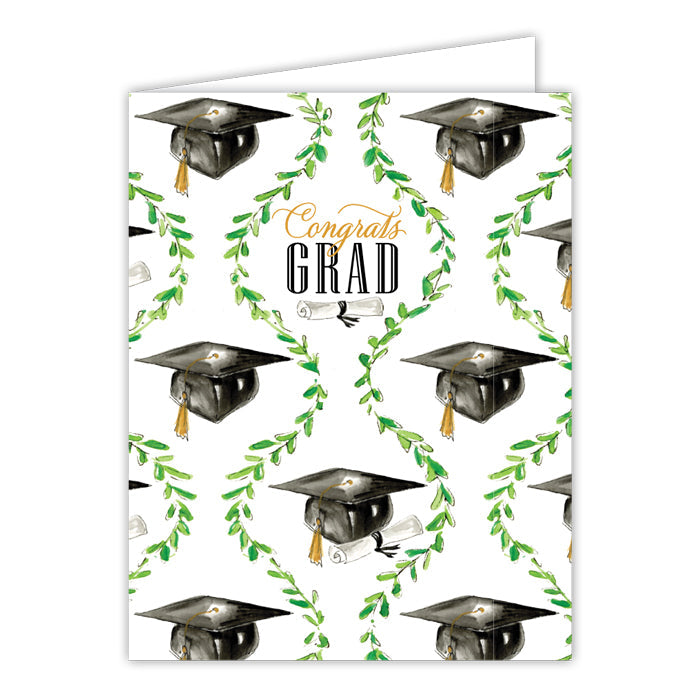 Handpainted Graduation Greeting Card