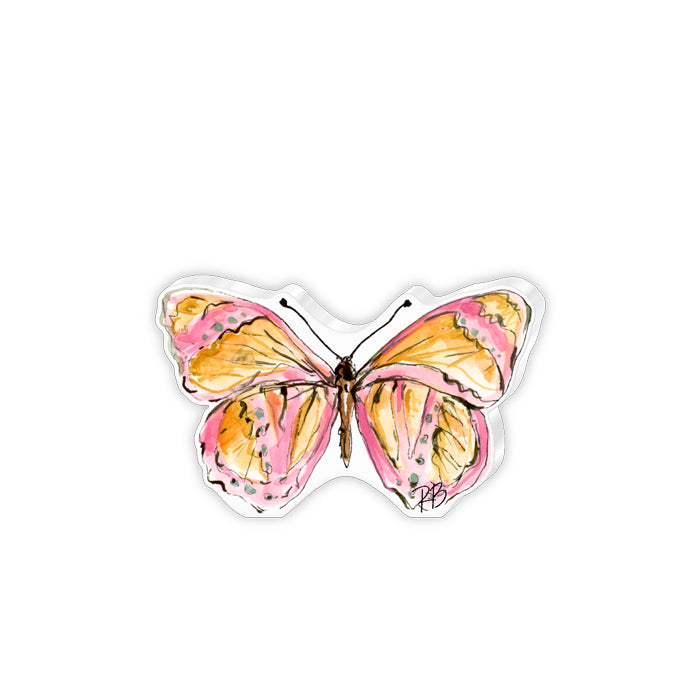 Handpainted Small Butterfly Acrylic Art