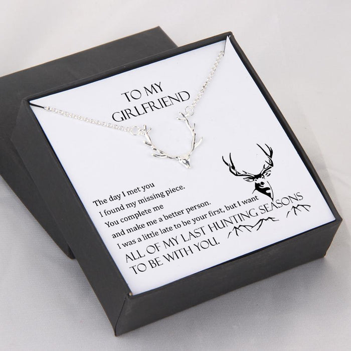 Hunter Necklace - To My Girlfriend - All Of My Last Hunting Seasons To Be With You - Gnt13001