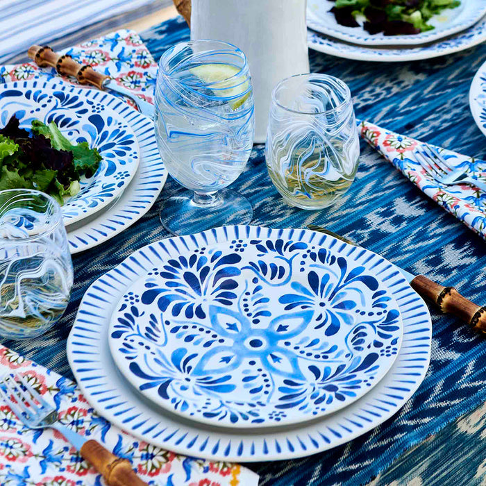 Iberian Dessert/Salad Plate - Indigo