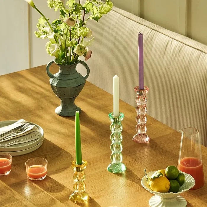 Icy Bobbin Candlestick