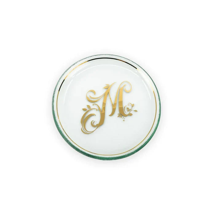 Initial "M" Mini Plate