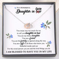 Interlocked Heart Necklace - To My Daughter-In-Law - You Are My Bonus Daughter - Gnp17012