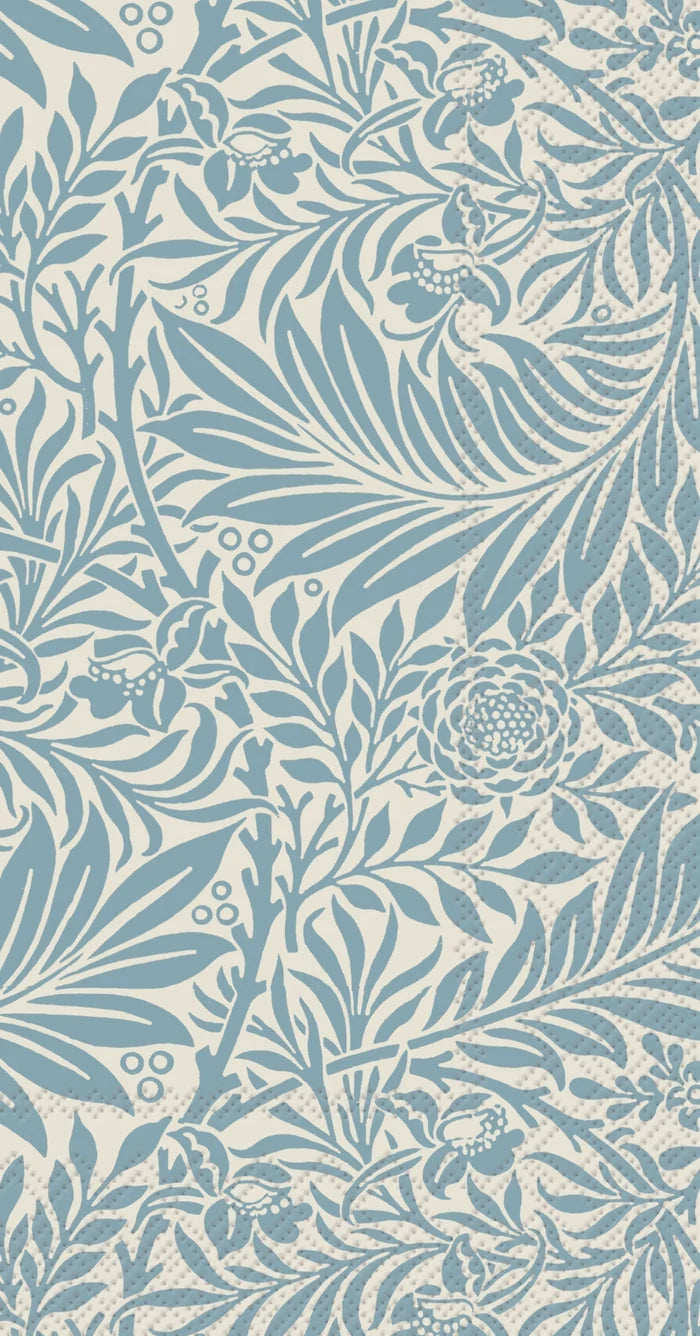 Larkspur Blue Paper Guest Towels