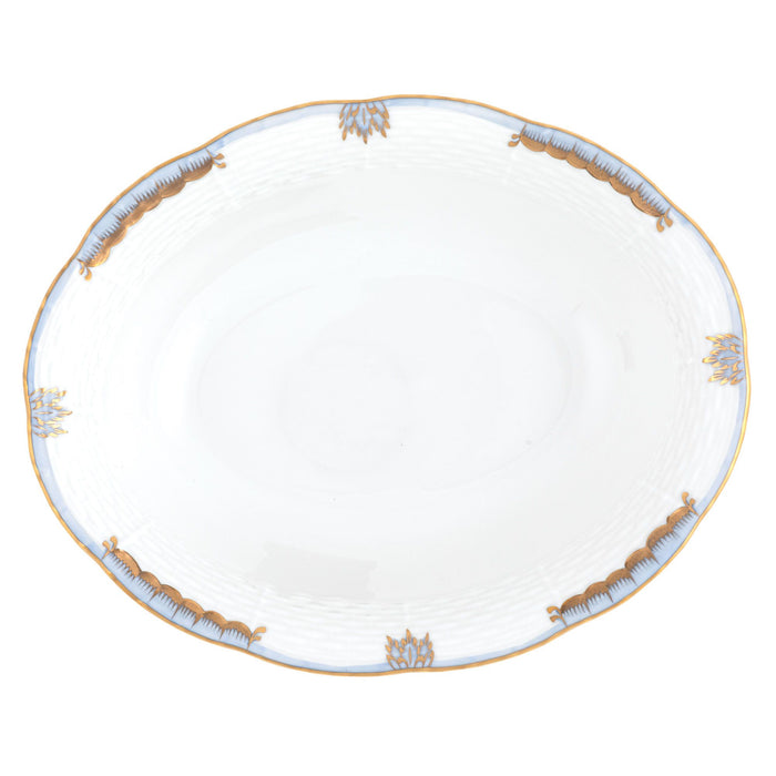 LIGHT BLUE PRINCESS VICTORIA - OVAL VEGETABLE DISH