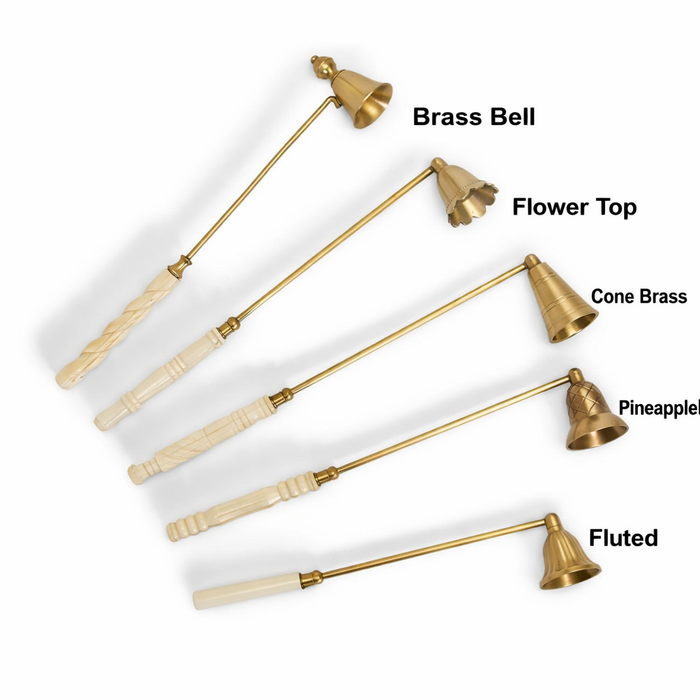 Lights Out Antiqued Gold Candle Snuffer