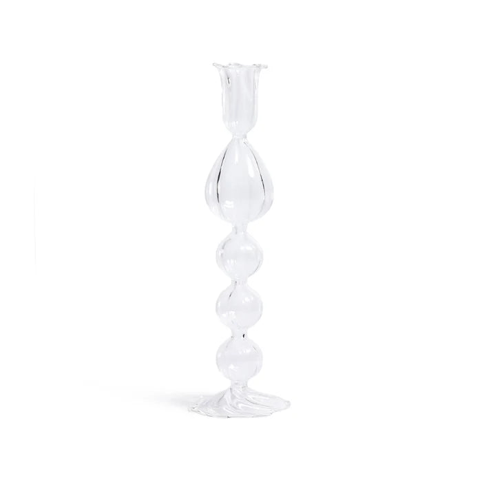 Marais Blown Glass Taper Candle Holder