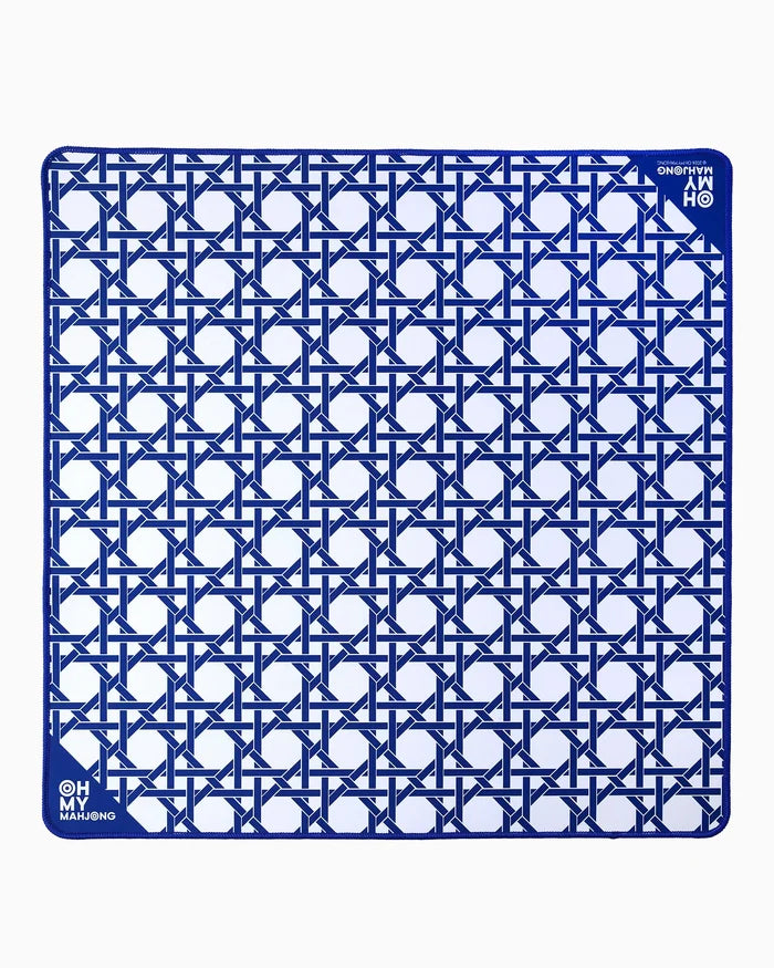 Mini Blue Cane Mahjong Mat