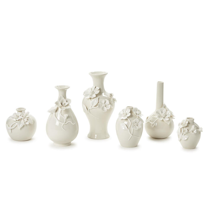 Mini Vase with Sculpted Flowers