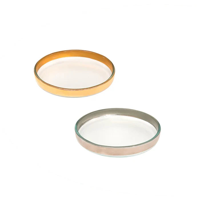 Mod Small Round Plate - Gold