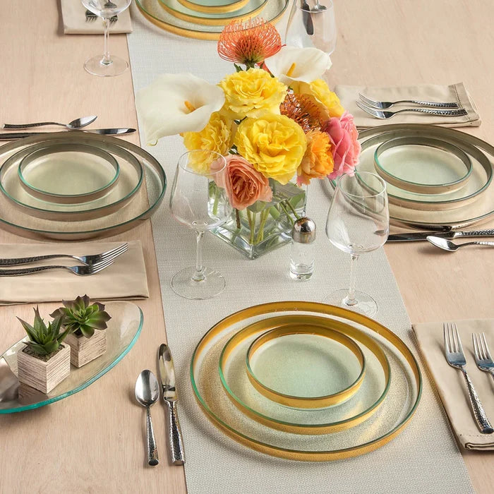 Mod Small Round Plate - Gold